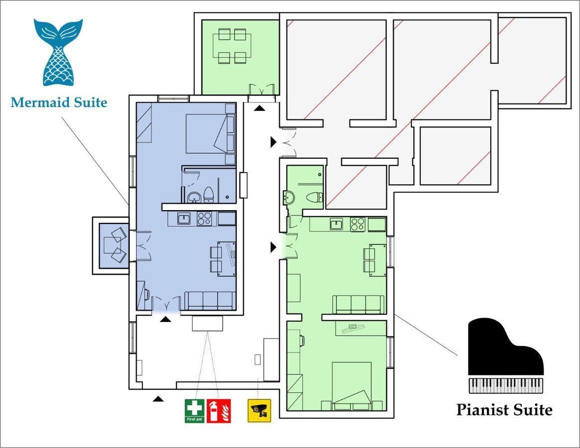Niochori Heritage: The Pianist Suite Rhodes City Exteriér fotografie
